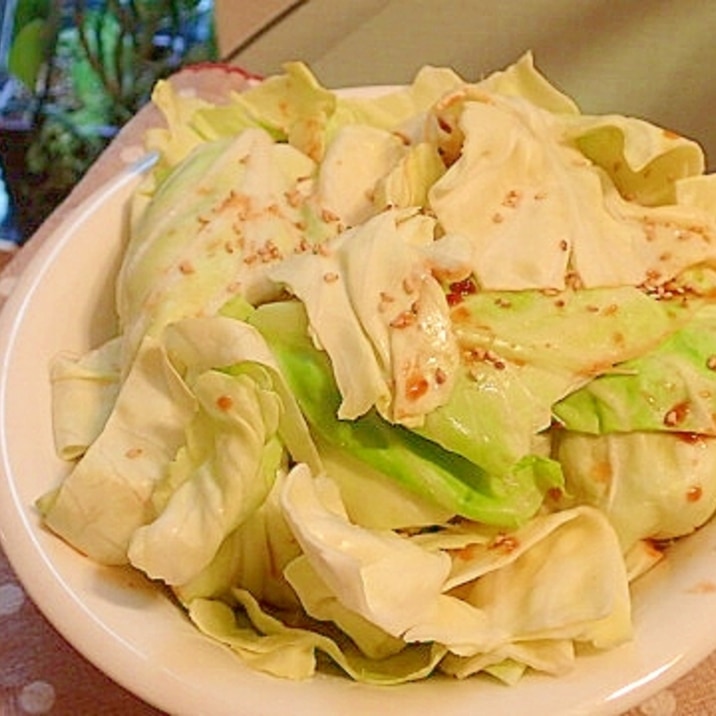 韓国焼肉屋さんで食べた　超簡単　おつまみキャベツ